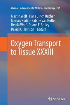 portada Oxygen Transport to Tissue XXXIII (in English)