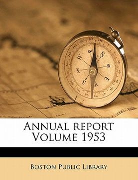 portada annual report volume 1953