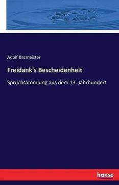 portada Freidank's Bescheidenheit