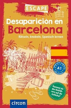 portada Desaparición en Barcelona Rätseln, Knobeln, Spanisch Lernen