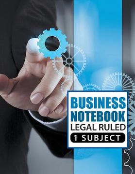 portada Business Notebook - Legal Ruled 1 Subject (en Inglés)