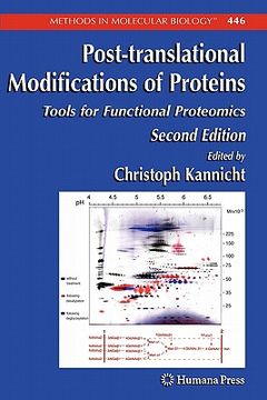 portada post-translational modifications of proteins: tools for functional proteomics (en Inglés)