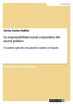portada La Responsabilidad Social Corporativa del Sector Público
