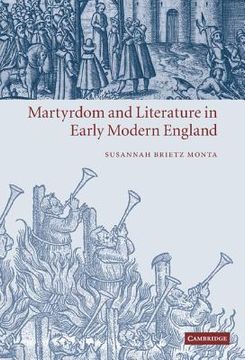 portada Martyrdom and Literature in Early Modern England (en Inglés)
