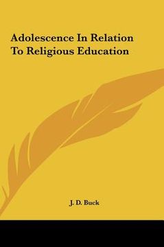 portada adolescence in relation to religious education (en Inglés)