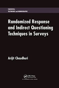 portada Randomized Response and Indirect Questioning Techniques in Surveys (in English)