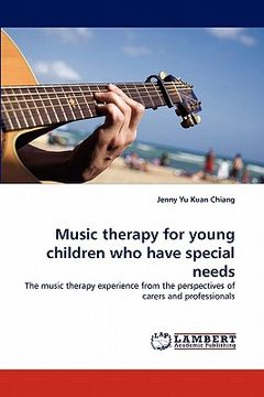 portada music therapy for young children who have special needs (en Inglés)