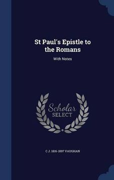portada St Paul's Epistle to the Romans: With Notes