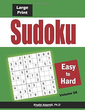 portada Large Print Sudoku: 100 Easy to Hard Puzzles (Logic & Brain Teasers Series) (in English)