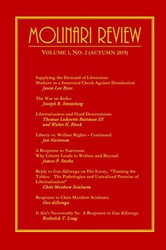 portada Molinari Review Volume 1, no. 2 (Autumn 2019) (en Inglés)