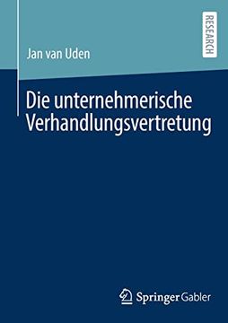 portada Die Unternehmerische Verhandlungsvertretung (en Alemán)