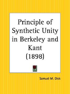 portada principle of synthetic unity in berkeley and kant (en Inglés)