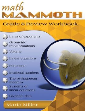 portada Math Mammoth Grade 8 Review Workbook (en Inglés)