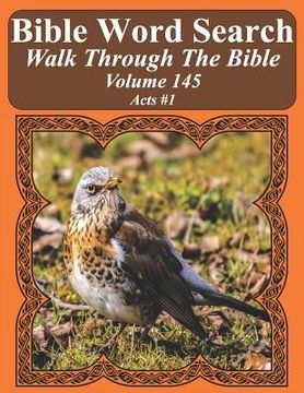 portada Bible Word Search Walk Through The Bible Volume 145: Acts #1 Extra Large Print (en Inglés)