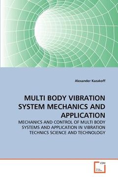portada multi body vibration system mechanics and application (en Inglés)