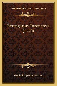 portada Berengarius Turonensis (1770) (en Alemán)
