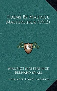 portada poems by maurice maeterlinck (1915) (en Inglés)