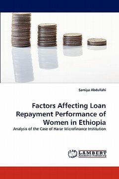 portada factors affecting loan repayment performance of women in ethiopia (en Inglés)