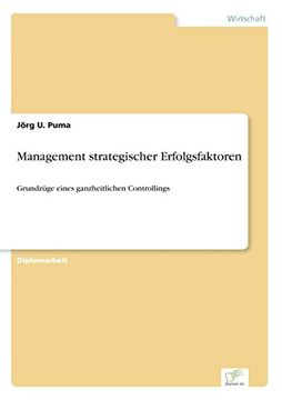 portada Management strategischer Erfolgsfaktoren (German Edition)