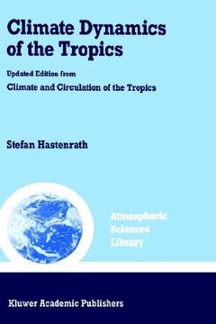 portada climate dynamics of the tropics (en Inglés)