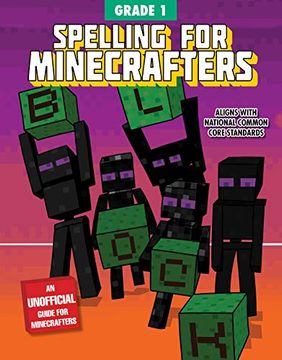 portada Spelling for Minecrafters: Grade 1 (en Inglés)