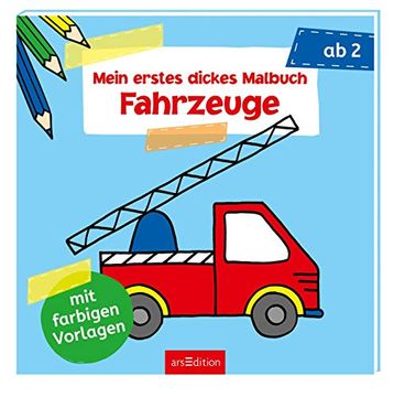 portada Mein Erstes Dickes Malbuch Fahrzeuge (in German)