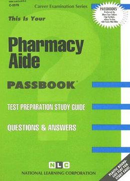portada pharmacy aide: test preparation study guide questions & answers (en Inglés)