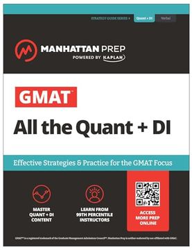 portada GMAT All the Quant + Di: Effective Strategies & Practice for GMAT Focus + Atlas Online: Effective Strategies & Practice for the New GMAT (en Inglés)