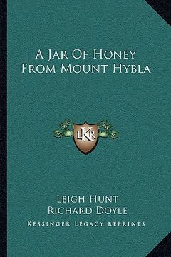 portada a jar of honey from mount hybla (en Inglés)