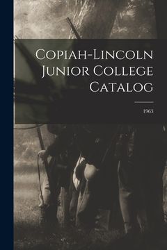 portada Copiah-Lincoln Junior College Catalog; 1963 (en Inglés)