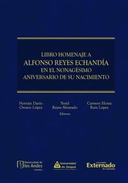 portada Libro Homenaje a Alfonso Reyes Echandía en el Nonagésimo Aniversario de su Nacimiento