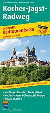 portada Kocher-Jagst-Radweg 1: 50 000 (en Alemán)