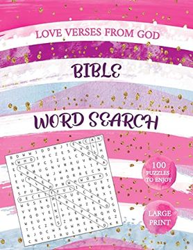 portada Love Verses From god - Bible Word Search (en Inglés)