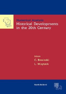 portada numerical analysis: historical developments in the 20th century (in English)