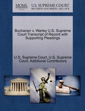 portada buchanan v. warley u.s. supreme court transcript of record with supporting pleadings (en Inglés)