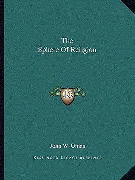 portada the sphere of religion (en Inglés)
