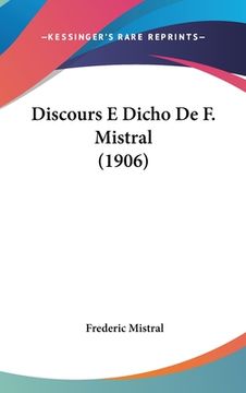portada Discours E Dicho De F. Mistral (1906) (in French)