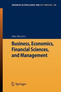 portada business, economics, financial sciences, and management (en Inglés)
