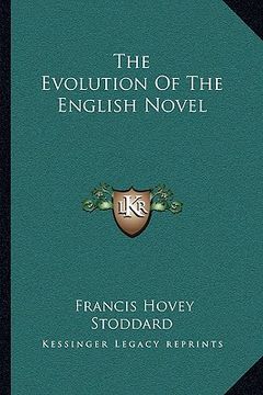 portada the evolution of the english novel (en Inglés)