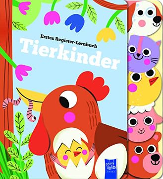 portada Erstes Register-Lernbuch - Tierkinder (en Alemán)