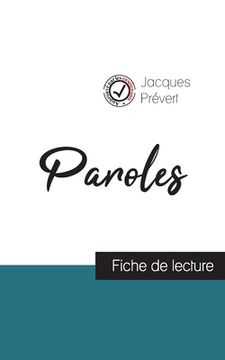 portada Paroles de Jacques Prévert (fiche de lecture et analyse complète de l'oeuvre) (en Francés)