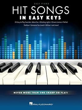 portada Hit Songs - In Easy Keys: Easy Piano Songbook with Never More Than One Sharp or Flat!