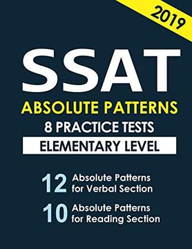 portada Ssat Absolute Patterns 8 Practice Tests Elementary Level (in English)