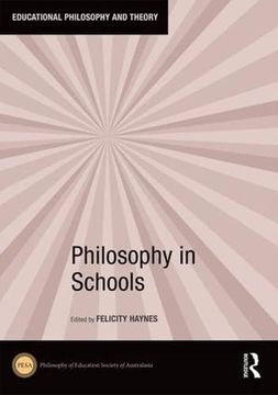 portada Philosophy in Schools (in English)
