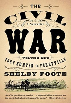 portada The Civil War: A Narrative: Volume 1: Fort Sumter to Perryville: 001 (Vintage Civil war Library) (en Inglés)