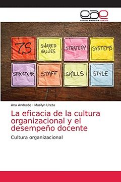 portada La Eficacia de la Cultura Organizacional y el Desempeño Docente: Cultura Organizacional (in Spanish)