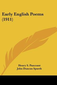 portada early english poems (1911) (in English)