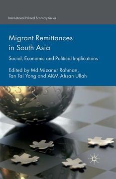 portada Migrant Remittances in South Asia: Social, Economic and Political Implications (in English)