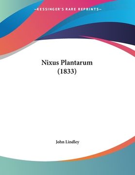 portada Nixus Plantarum (1833) (en Latin)