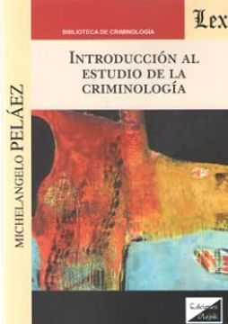 portada Introduccion al Estudio de la Criminologia (in Spanish)
